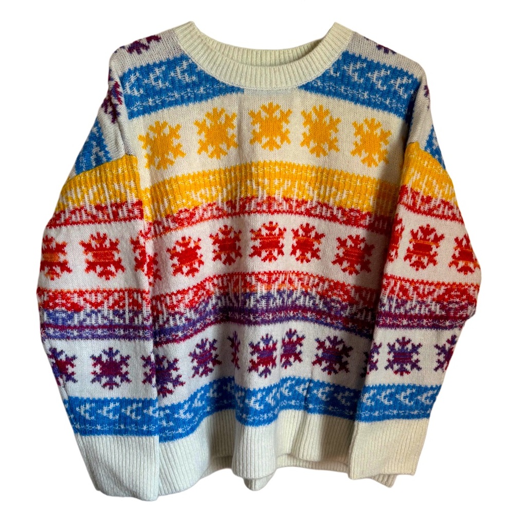 Cozy fair isle ugly Christmas sweater